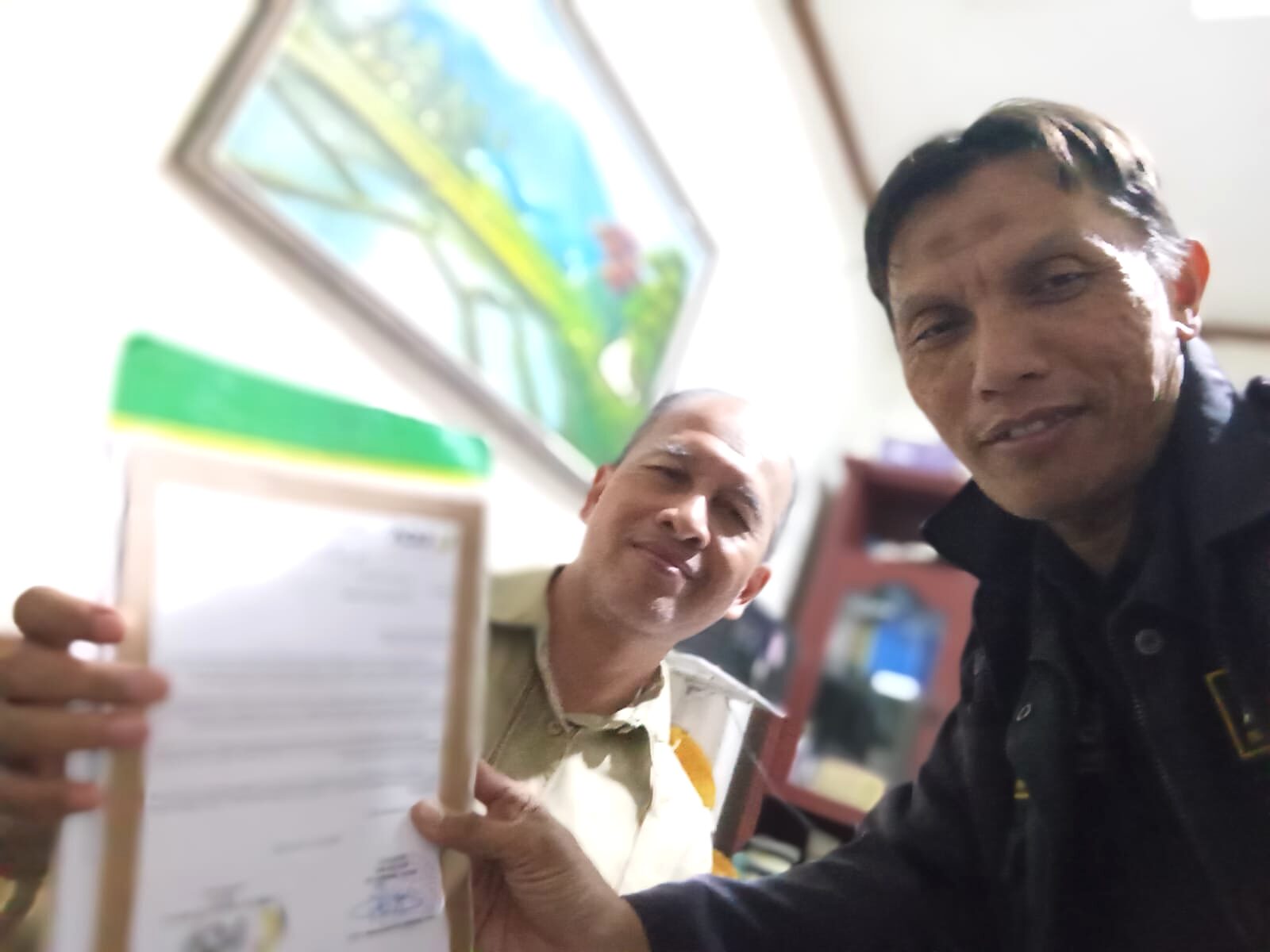 Koordinasi petugas GENCAR bersama pemangku jabatan wilayah